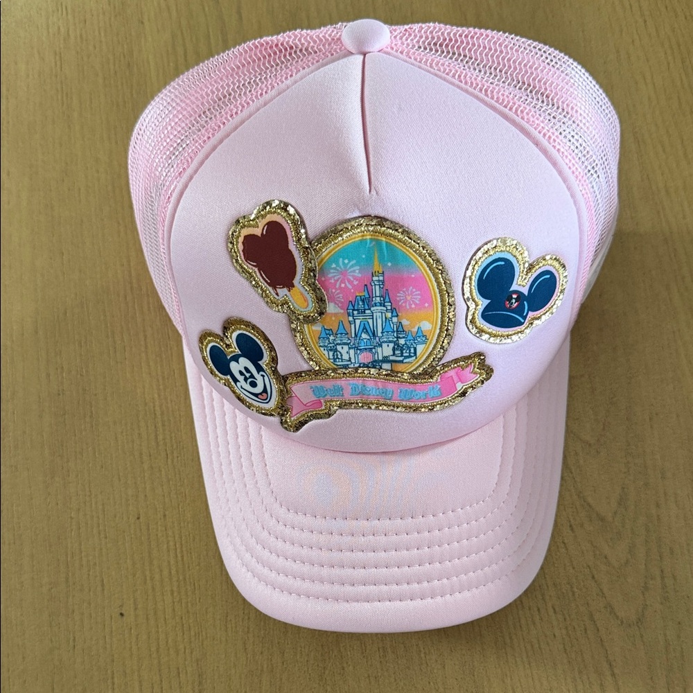 Disney Stoney Clover Lane Walt Disney World Pink Hat